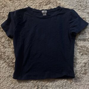 Tilly's Navy Short Sleeve Tee